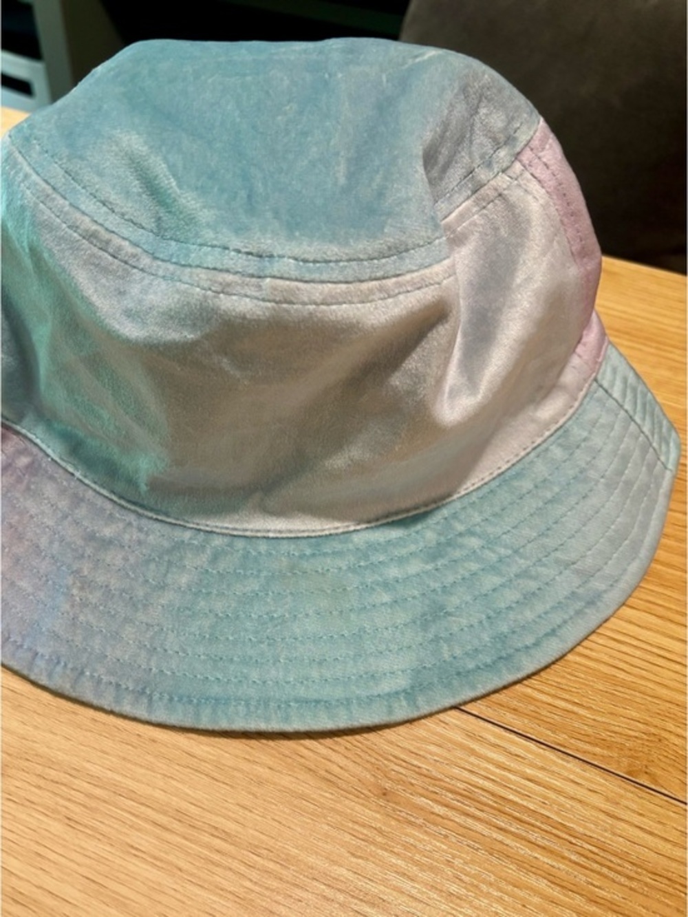 Free People Cotton Candy Tie Dye Velvet Bucket Hat NWOut Tags